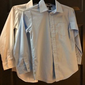 Boys Long sleeve button up dress shirts 👔